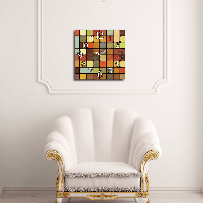 Wallity Reloj Decorativo Msk-02 Multicolor